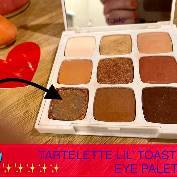 ✨🌹TARTELETTE✨🌹NEVER BEEN USED🌹✨ CAME IN MAIL W BOTTOM LEFT SHADOW BROKEN✨🌹 - Picture 1 of 5